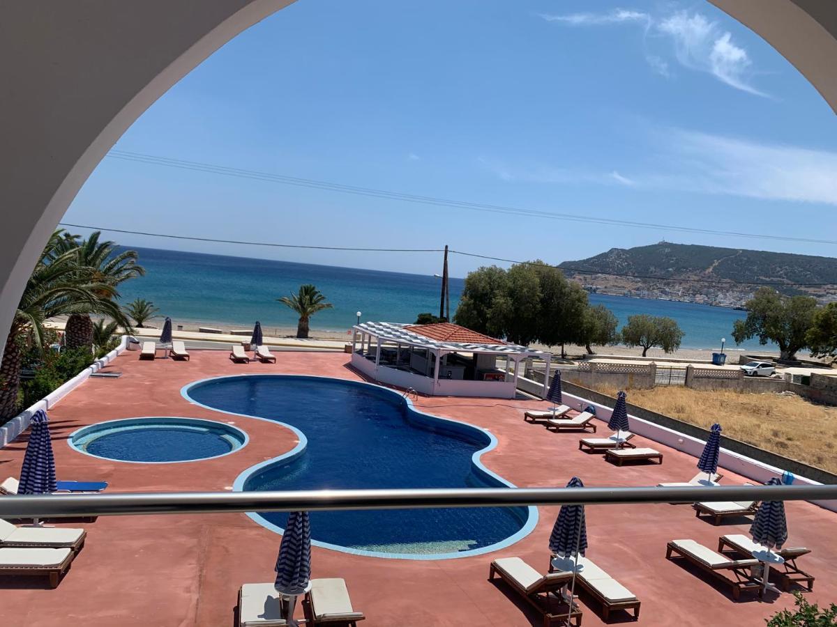Mediterranean Hotel Karpathos Bagian luar foto